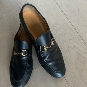Gucci Jordaan Black Loafers